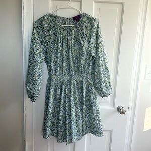 Jcrew, short floral dress with pockets. Size M